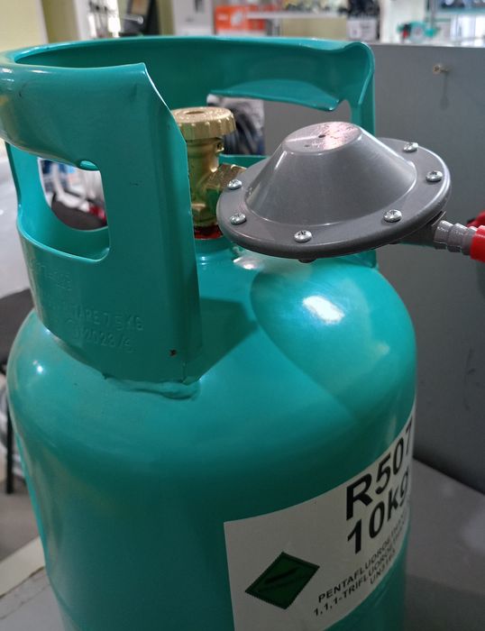 фрионовый газ балон 12л с выходом под редуктор 21.8