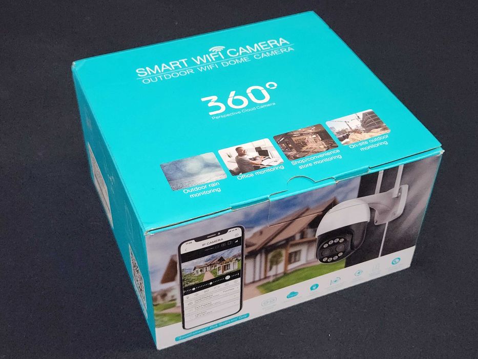 WiFi камера відеоспостереження BESDER P3SB-8MP-EU (8МП, 2 об’єктива)