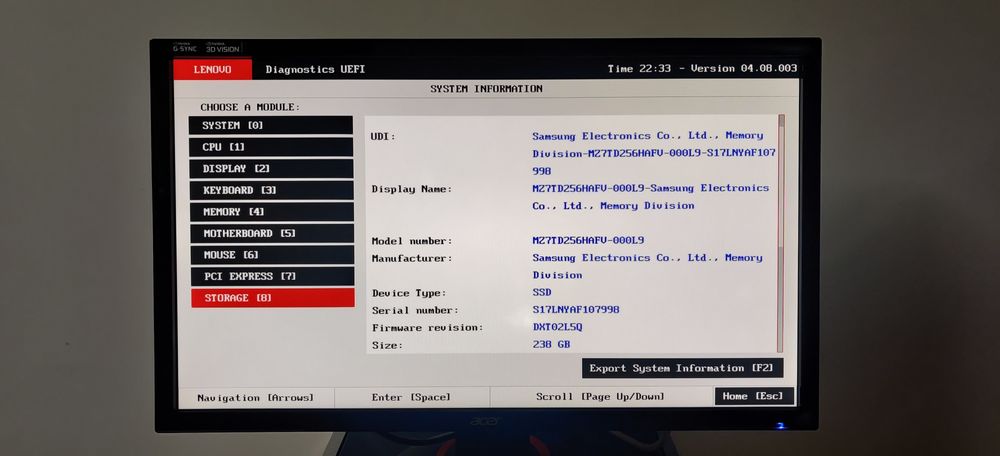 Komputer stacjonarny Lenovo, i5 6400, 8 Gb RAM, SSD, Windows 10
