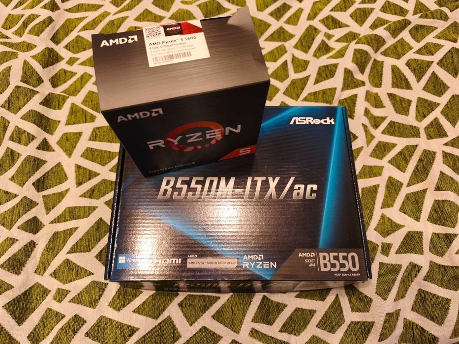 Placa Mão mais CPU e RAM combo Asus, Corsair, AMD