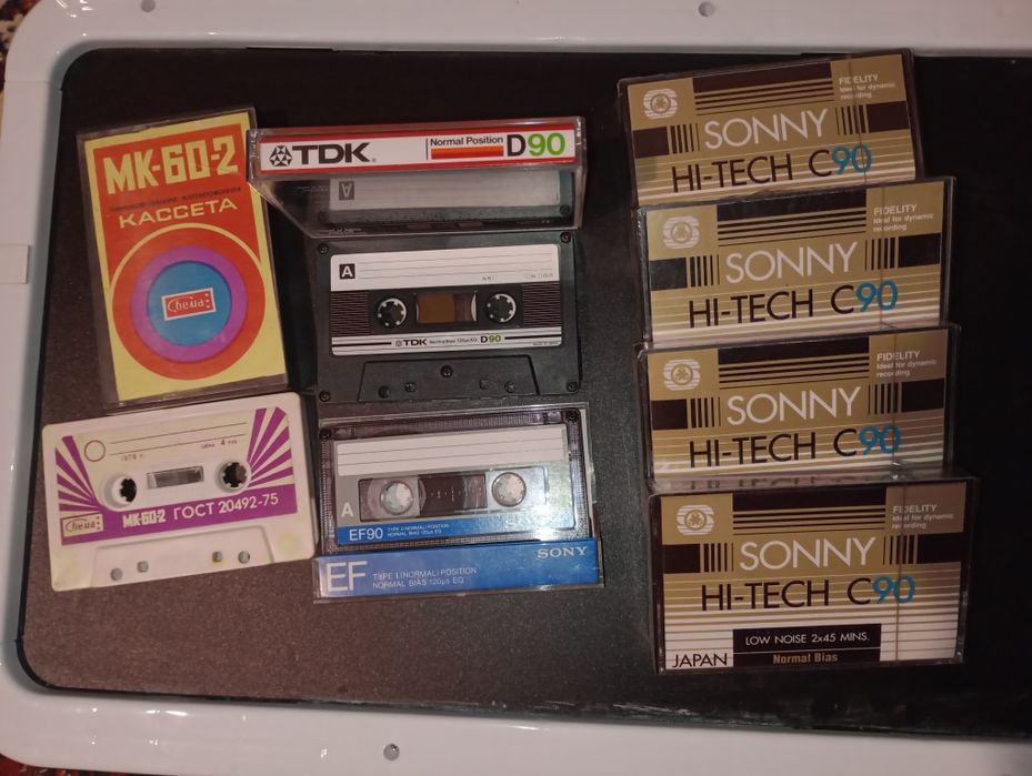 Кассеты магнитофонные Япония, СССР