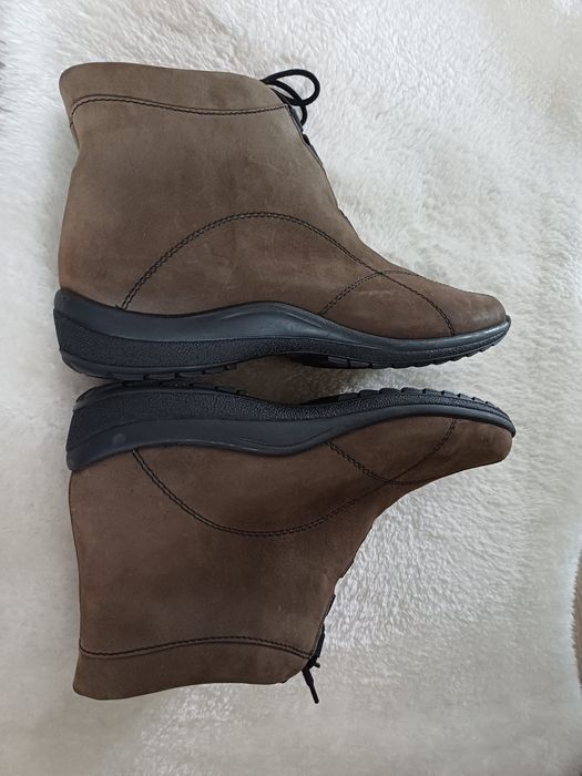 Buty damskie zimowe ortopedyczne skórzane Solidus rozm 7,5 (40,5).