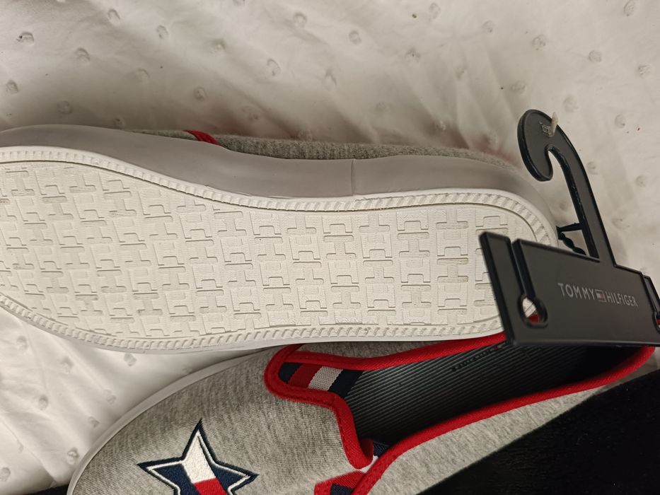 Buty Tommy Hilfiger 36 trampki wsuwane  szare