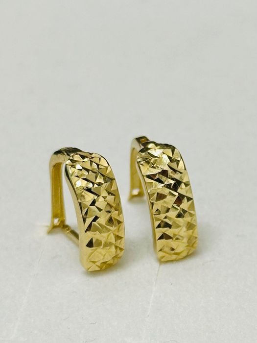 Piękne złote kolczyki ZŁOTO 585