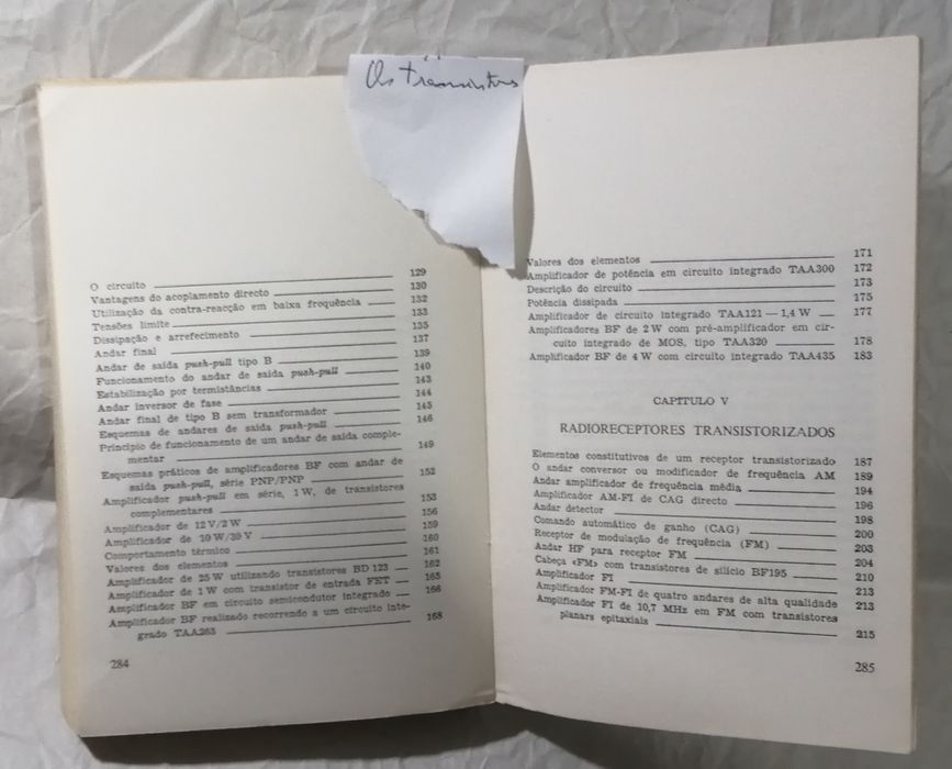 Os transístores.