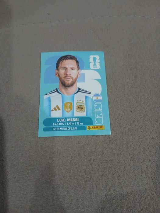 Cromo do messi arg17 do mundial 2026