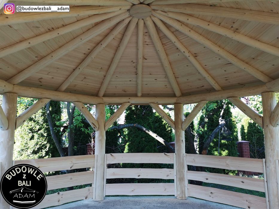 Altana Ośmiokątna z Bala, Altanka z Bali, Altana Ogrodowa (montaż)