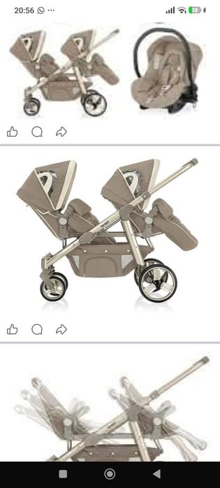 Carrinho Gêmeos Brevi