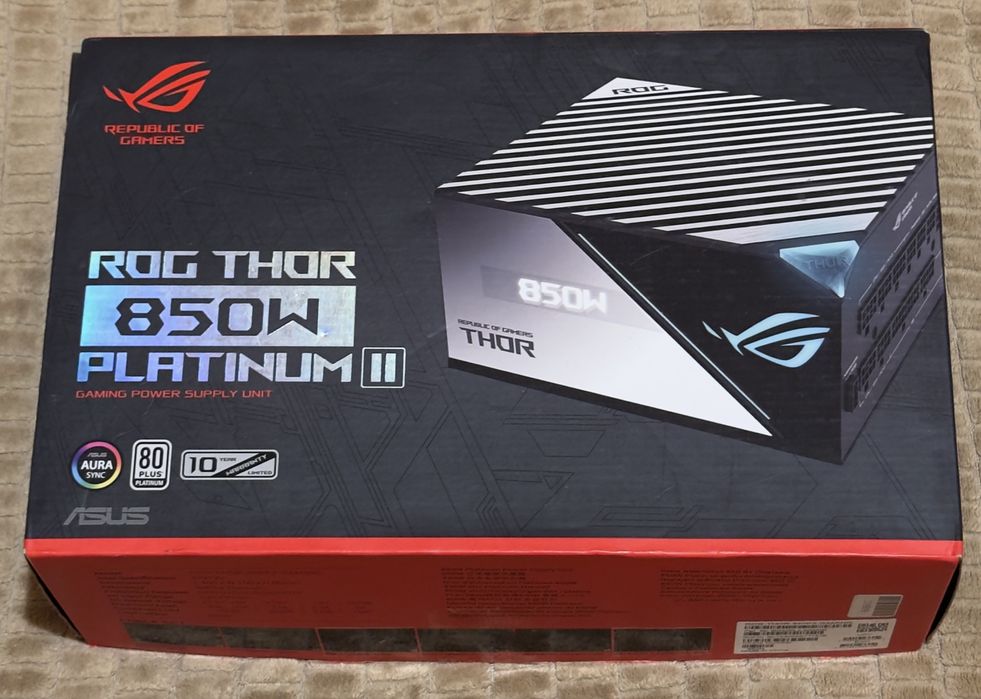блок питания ASUS ROG Thor 850W Platinum II (с OLED-экраном)