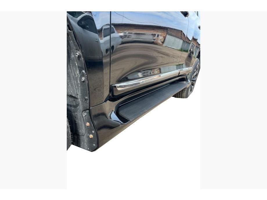 Lexus GX460 Бокові пороги (2 шт) Чорний колір (чорна підніжка)