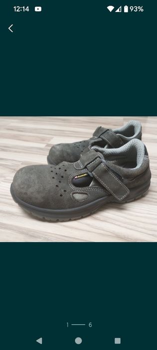 Buty robocze 37z blaszką,bdb