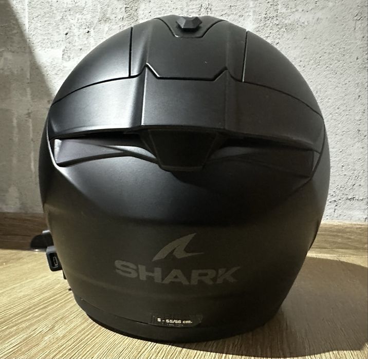Kask motocyklowy Shark Ridill 2  black mat rozm. S 55-56 cm intercom