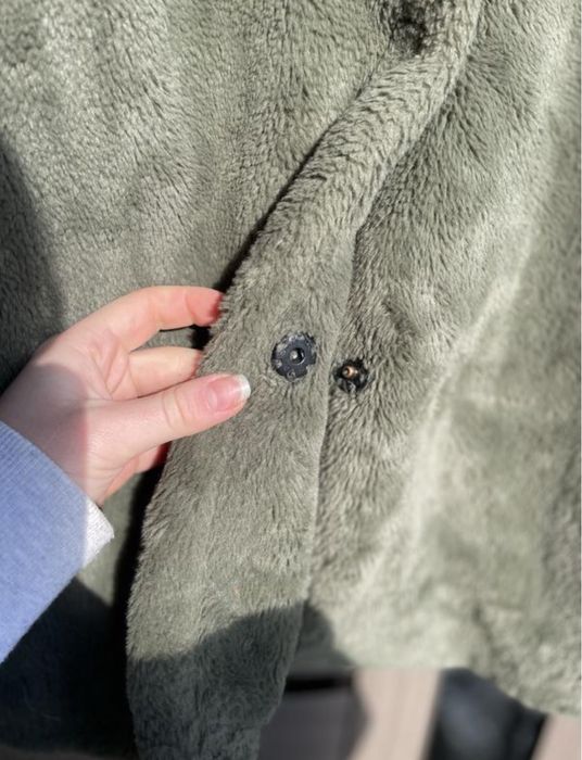 Шуба з штучного хутра mango