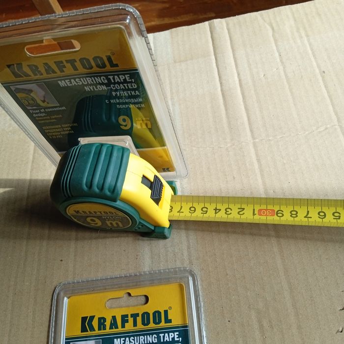 Рулетки KRAFTOOL  3м-9м(нейлон)