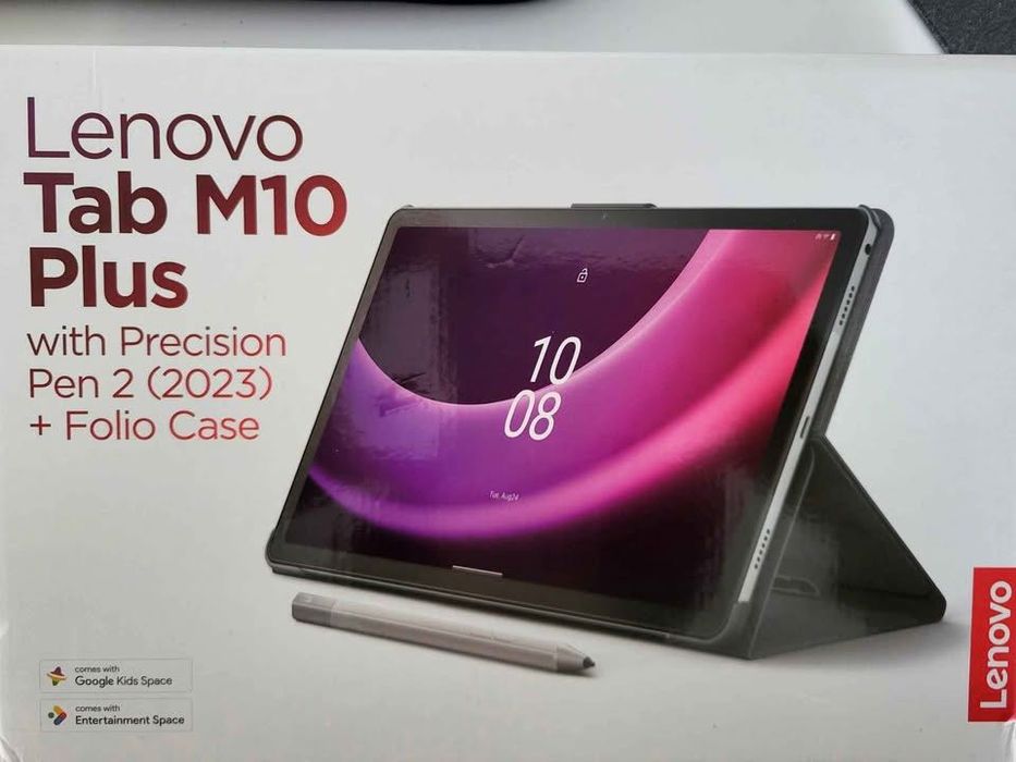 Tablet Lenovo M10 Plus 2023 com pen, capa, teclado, mala