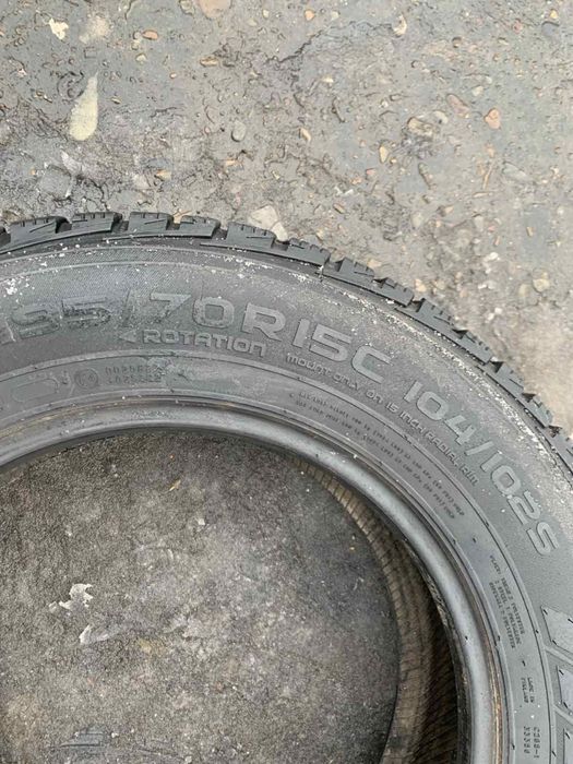 Шини 195/70 R15C Nokian зима 2024 рік 7,7 мм