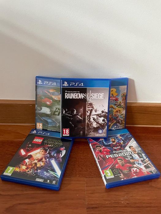 Jogos para PS4 em perfeitas condições
