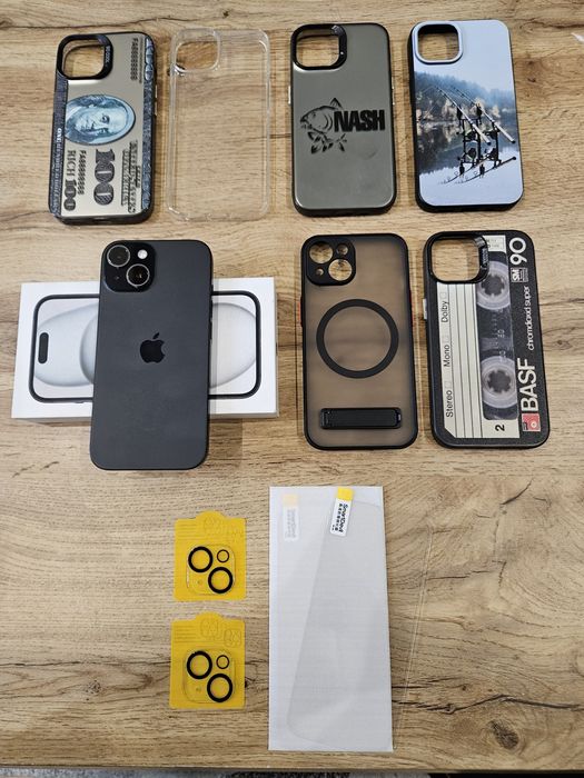 iPhone 15 + 6 Case SUPER STAN bateria 87%