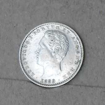 Portugal 100 reis 1889 - olx X10786