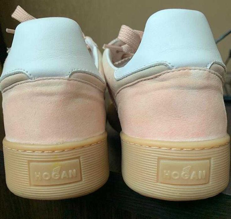 кроссовки из замши и текстиля  Hogan
