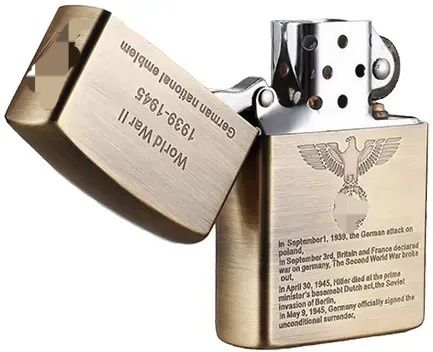 Зажигалка бензиновая 3 рейх, запальничка німецька Люфтваффе, зажигалка