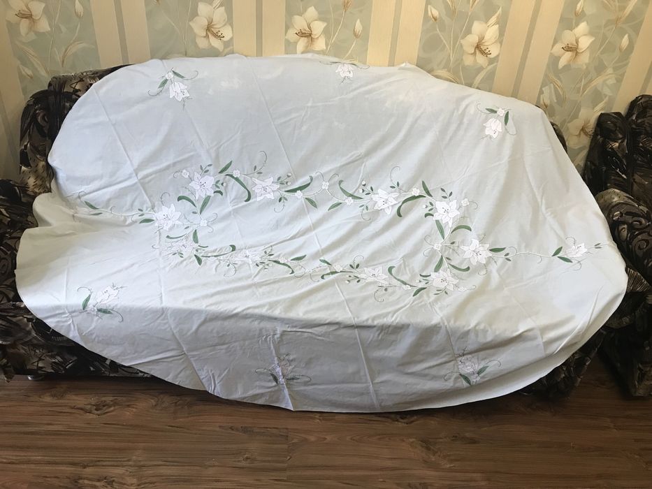 Плед полиестер, скатерть, салфетки