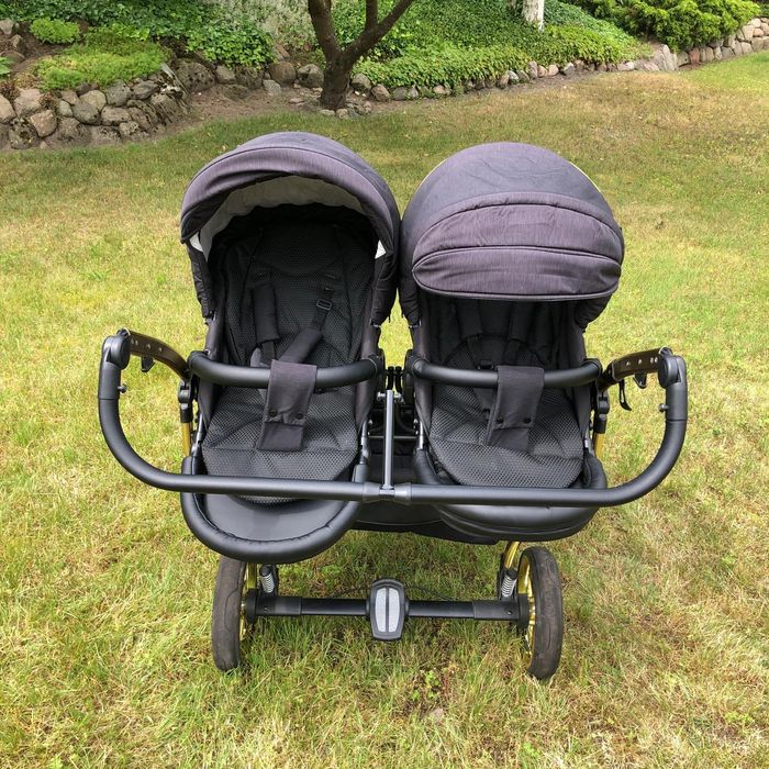 Wózek bliźniaczy 2w1 Junama Diamond