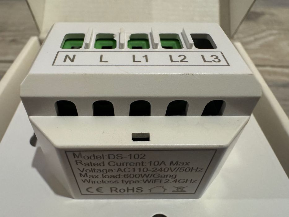 Interruptores Inteligentes WiFi Smart Switch 2-gang - Google/Alexa NEW