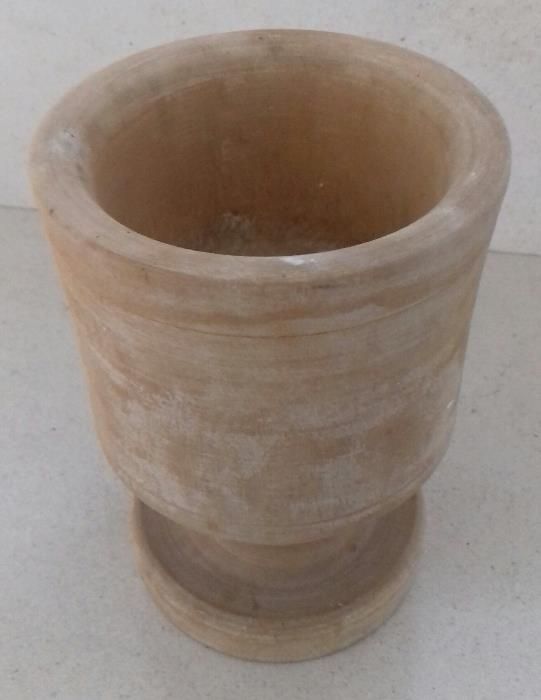 Almofariz de madeira completo dos anos 60