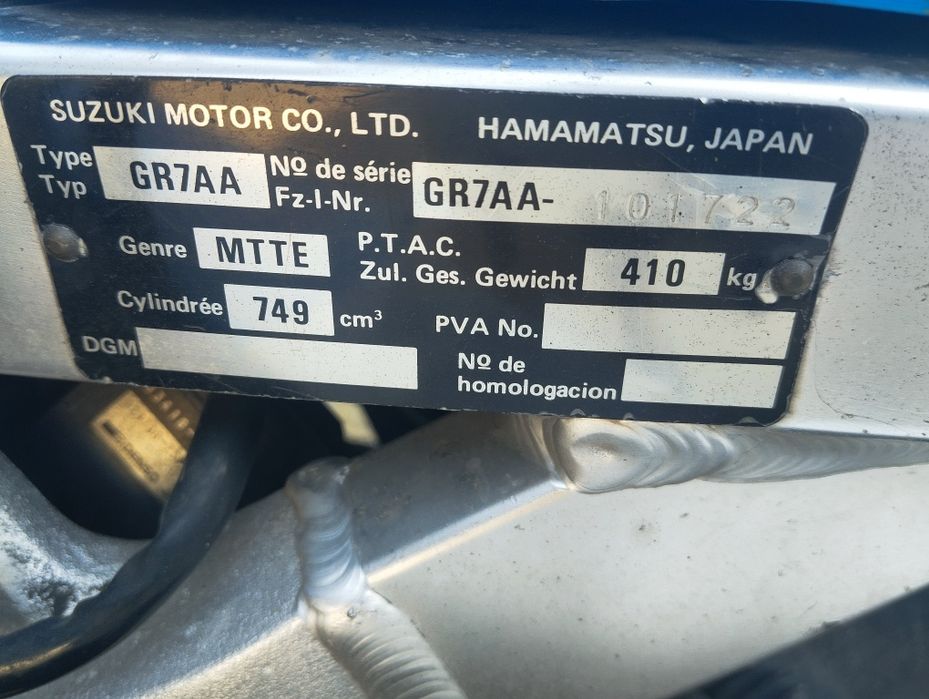 Suzuki GSXR 750 de 1990