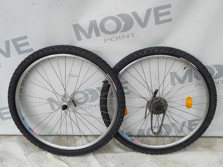 Dobre lekkie Koła 26 SHIMANO STX + RITCHEY  + opony i napęd 7s!