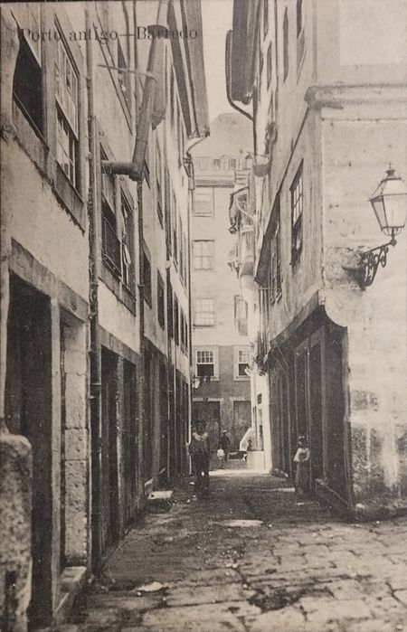 Postais centenários Porto perspetiva dupla