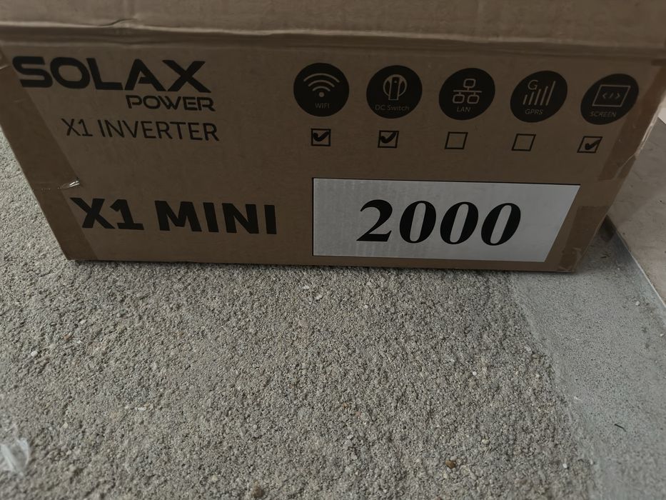Inversor solax e 7 paineis