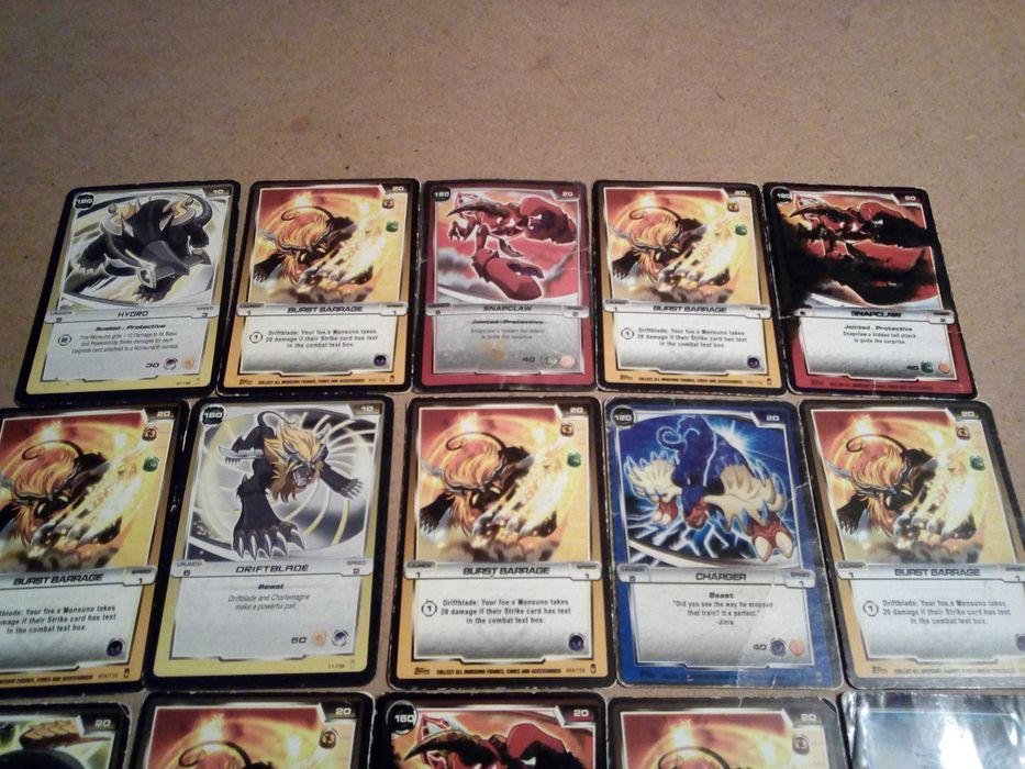 Картки Монсуно.Monsuno. ЦІНА ЗА ВСЕ.