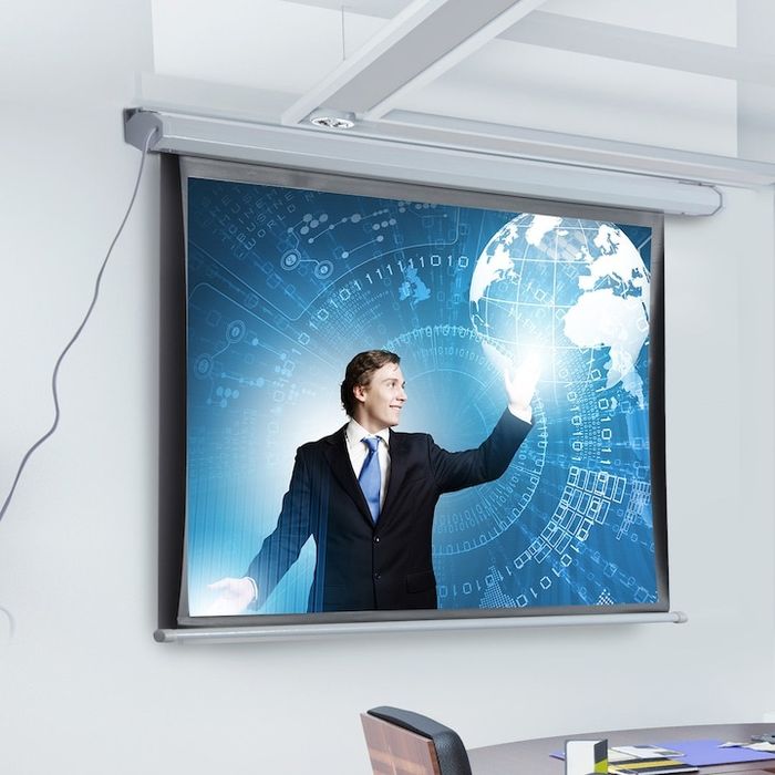 Homcom Ekran projektora 203x152cmx100cali