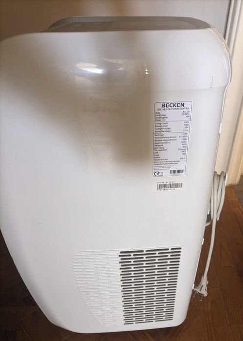Ar Condicionado Portátil BECKEN BAC2511 como novo