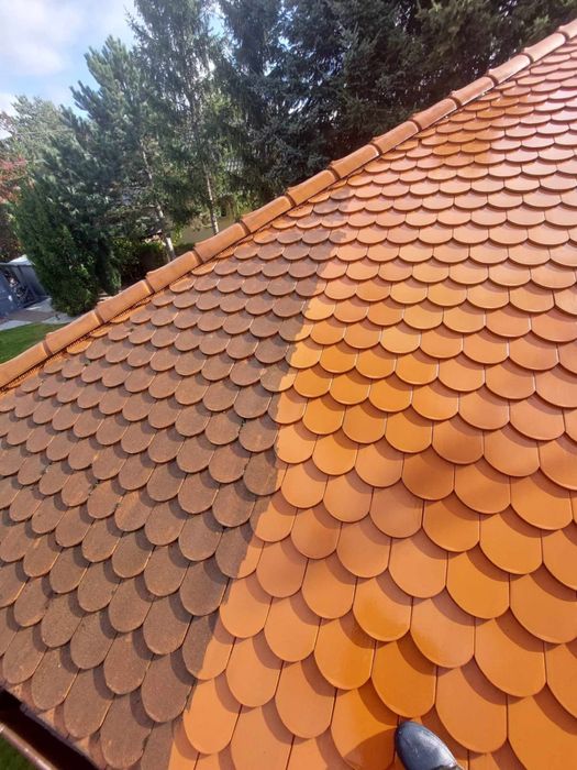Mycie i malowanie dachów,elewacji i kostki brukowej