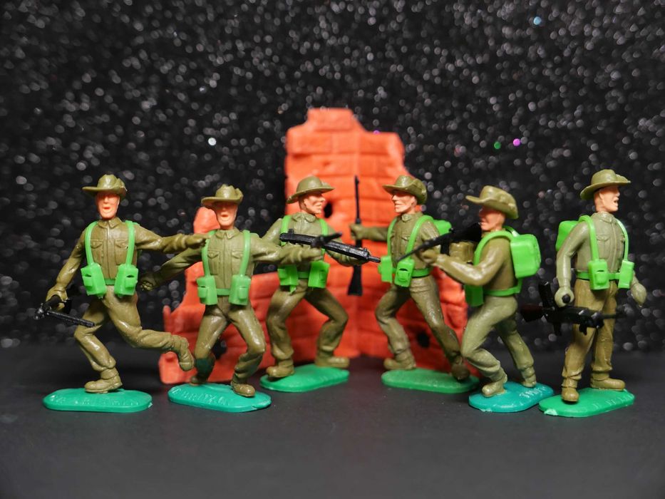 Soldados Australianos (conjunto completo anos 70)