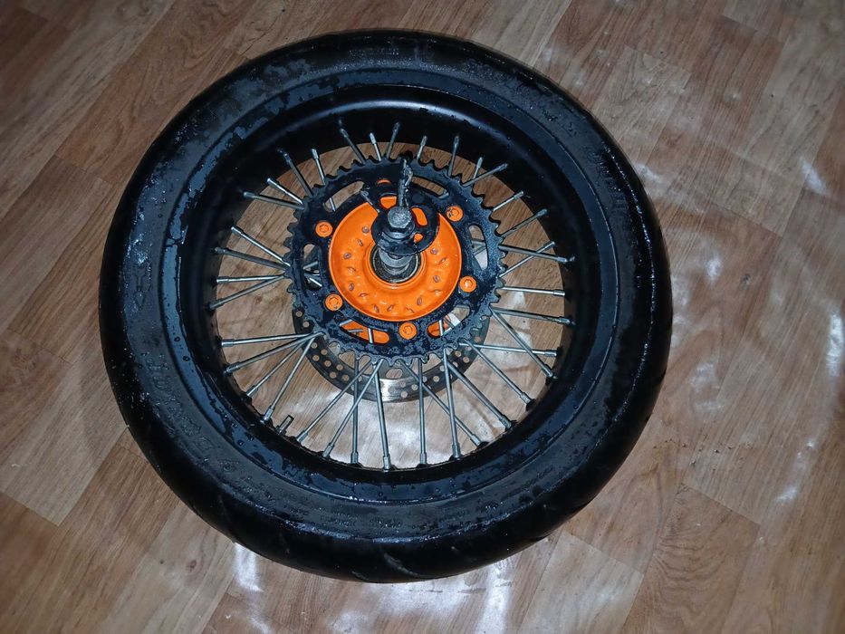 Conjunto rodas supermotard mais pinça e bomba travão