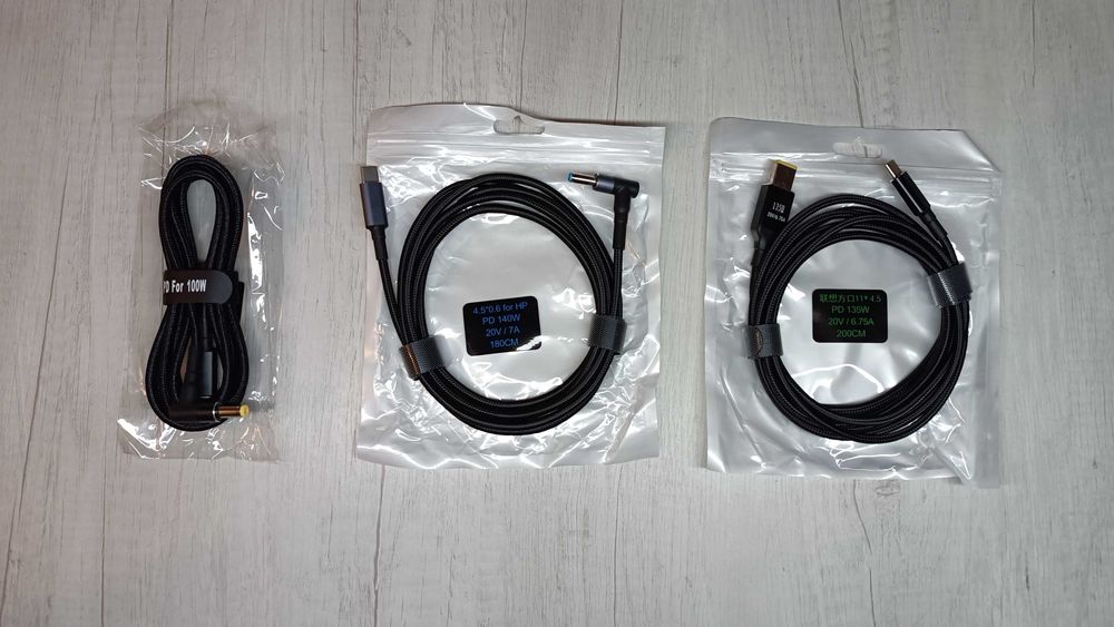 Адаптер перехідник ноутбук USB-C - DC 20v 100w, роутер 9-12v, Magsafe