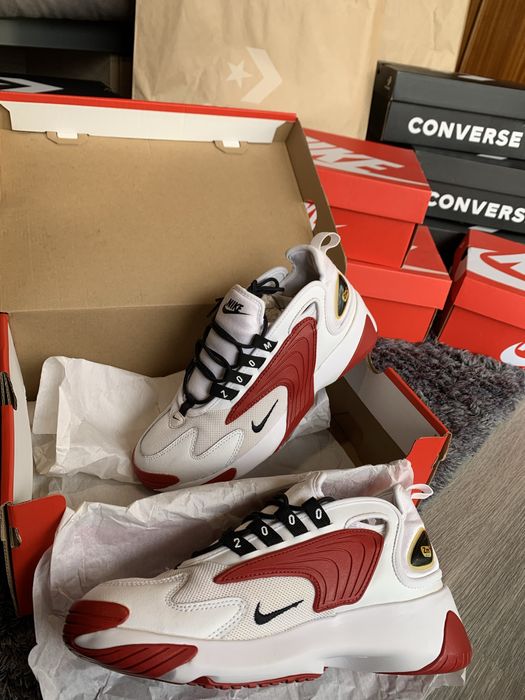 Nike Zoom 2K White & University Red — COMO NOVAS EM CAIXA (Tam 40)
