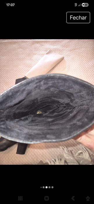 Botas pretas tamanho 37