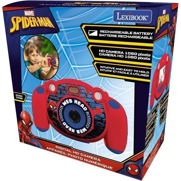 Aparat Cyfrowy Dziecięcy Spiderman Z Funkcją Robienia Zdjęć I Wideo Lexibook Dj080Sp Lexibook Nowa Nieużywana