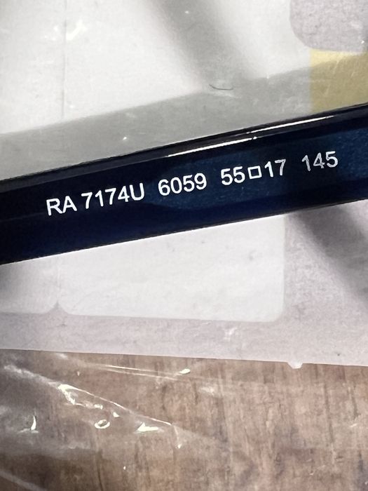 Armação Óculos Ralph Lauren ORA7174U Shiny Opal Blue – Novo