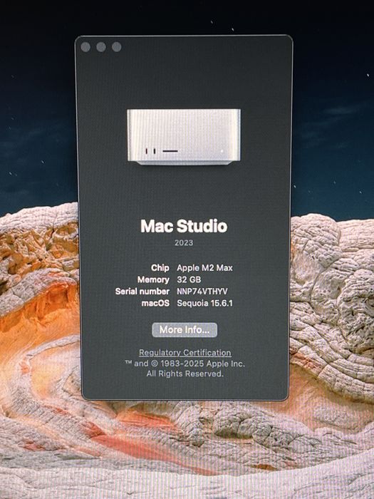 Apple Mac Studio M2 Max