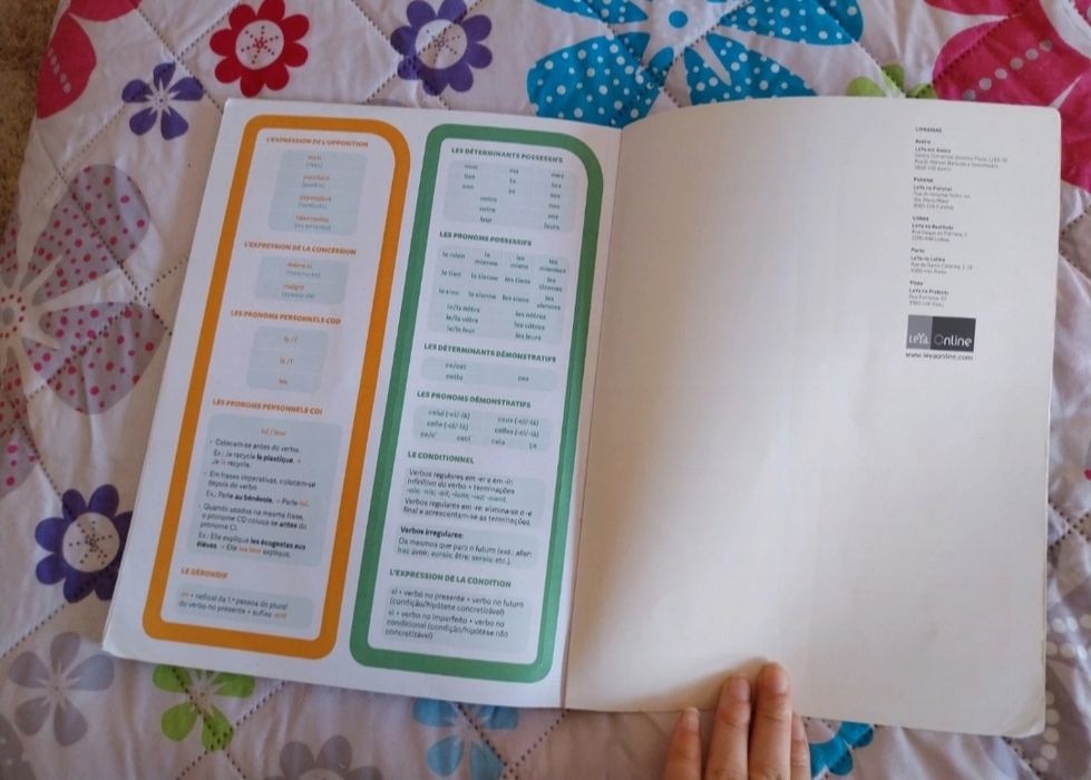 Caderno de atividades francês