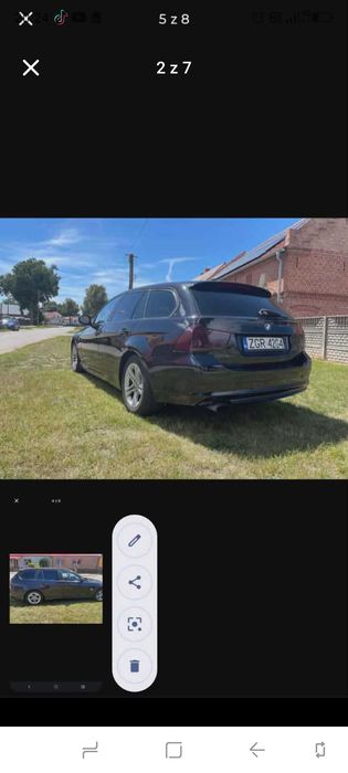 Cześć BMW E91 polift