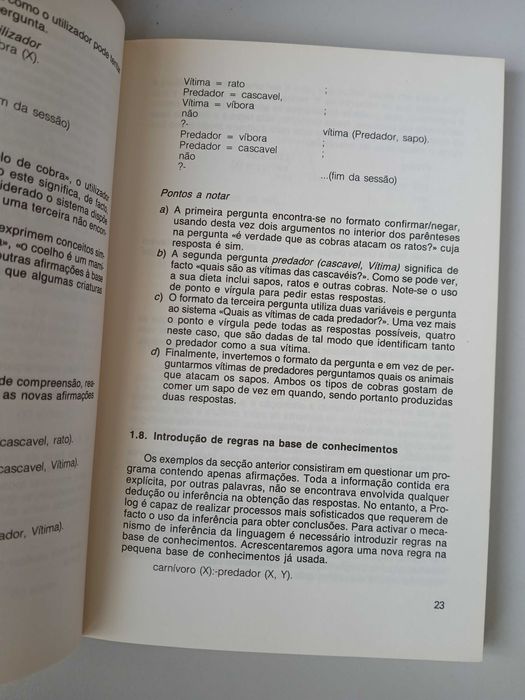 Programaçao e Aplicações em PROLOG