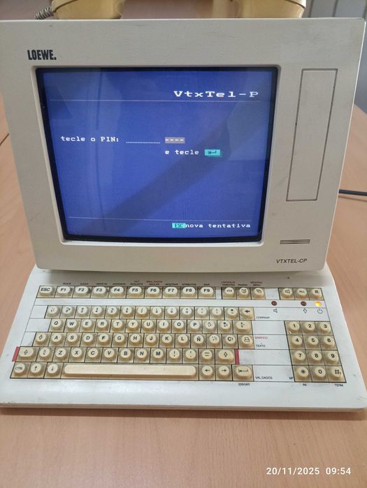 Central Telefónica "Anos 80" Analógica VTX TEL