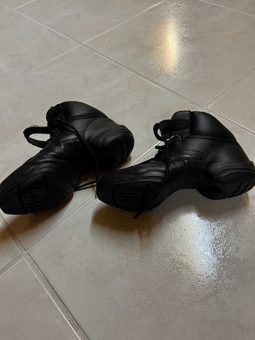 Sapatilhas de dança em pele